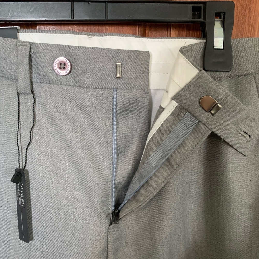 Boys grey suit pants/slim fit